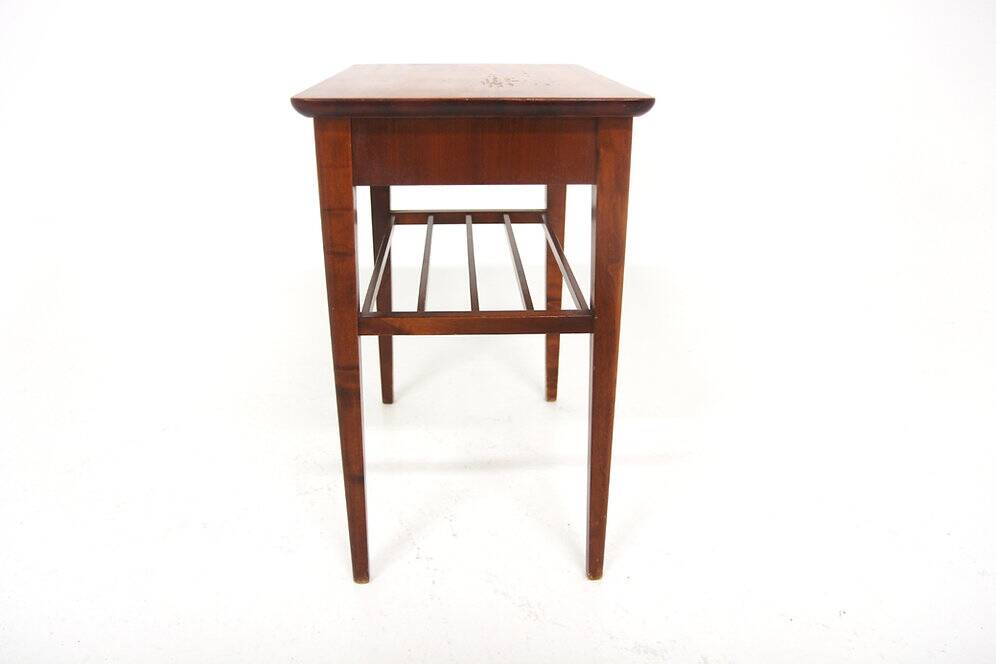 Scandinavian mahogany bedside table, Sweden, 1950