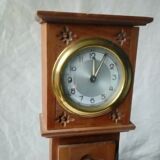 Meuble de maitrise pendule horloge en bois comtoise