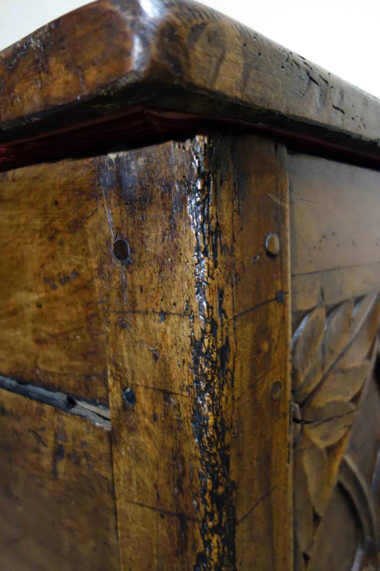 Rustic Neo-Gothic Chest, Mid-18th Century