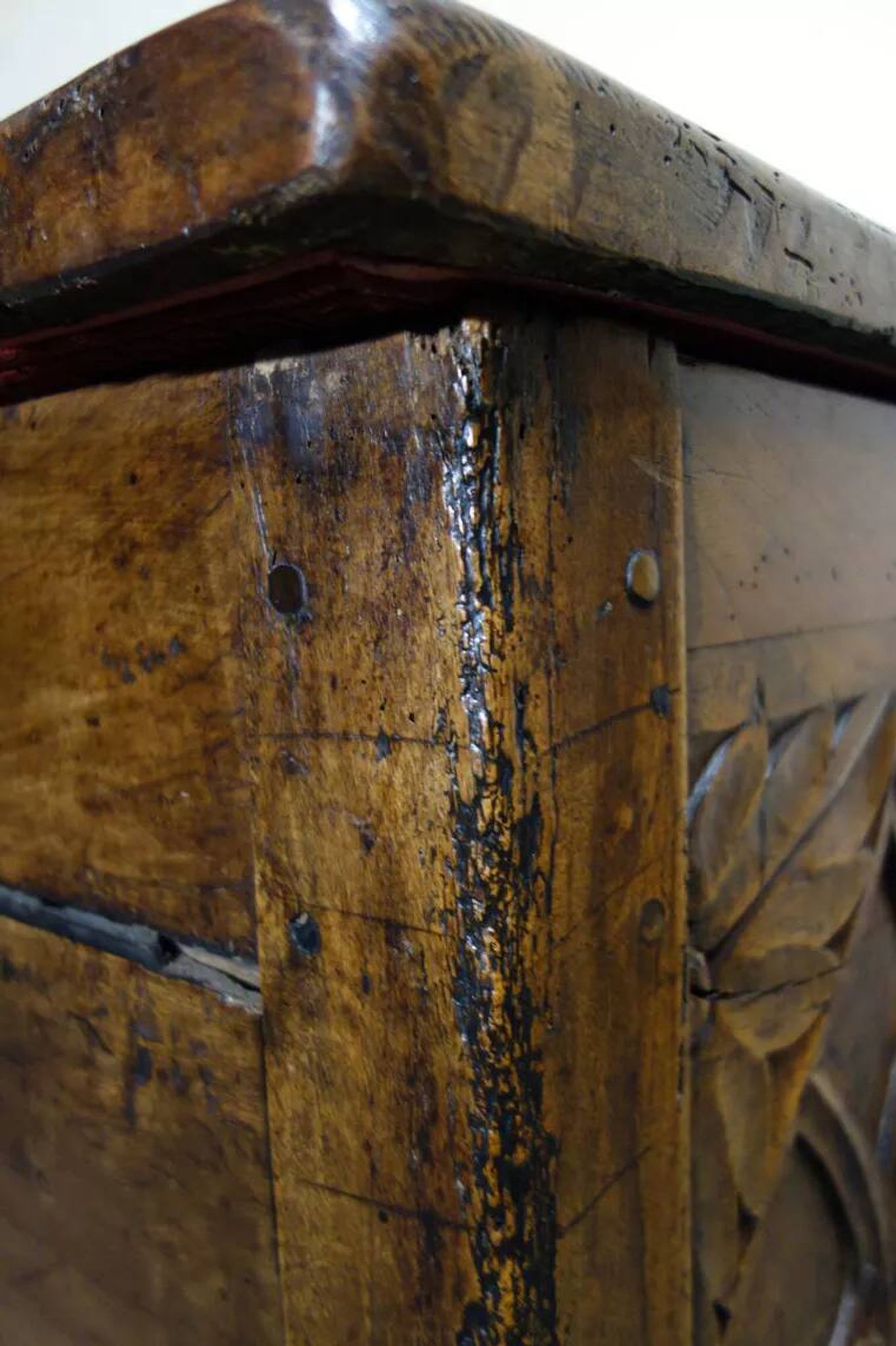 Rustic Neo-Gothic Chest, Mid-18th Century