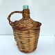 Demijohn with wicker