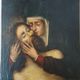 17th-century antique copper painting - Mary with Christ -
