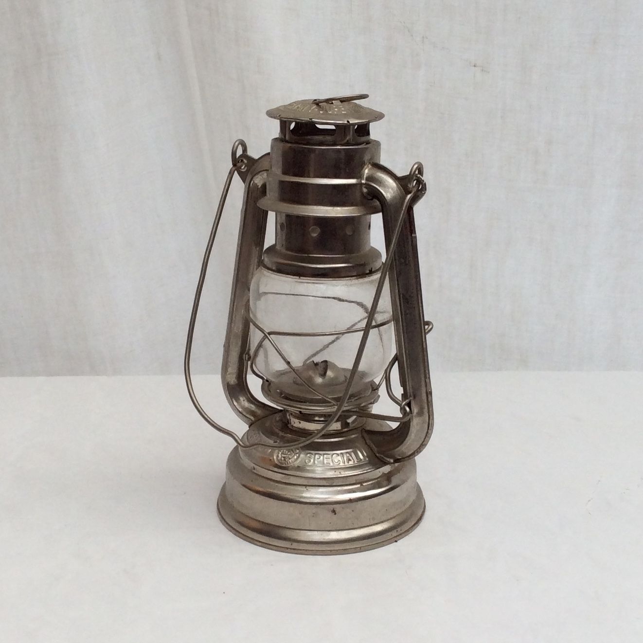 Old kerosene lamp lantern design W.Germany numbered dimension: height -26cm- L-15,5cm-