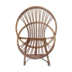Fauteuil corbeille en rotin