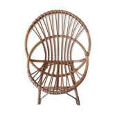 Rattan basket chair