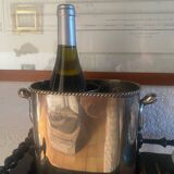 Silver metal bottle cooler