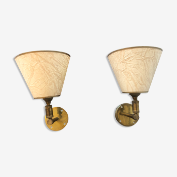 Brass sconces from the 1950s