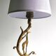 Naturalist Art Nouveau lamp from the early 20th century.