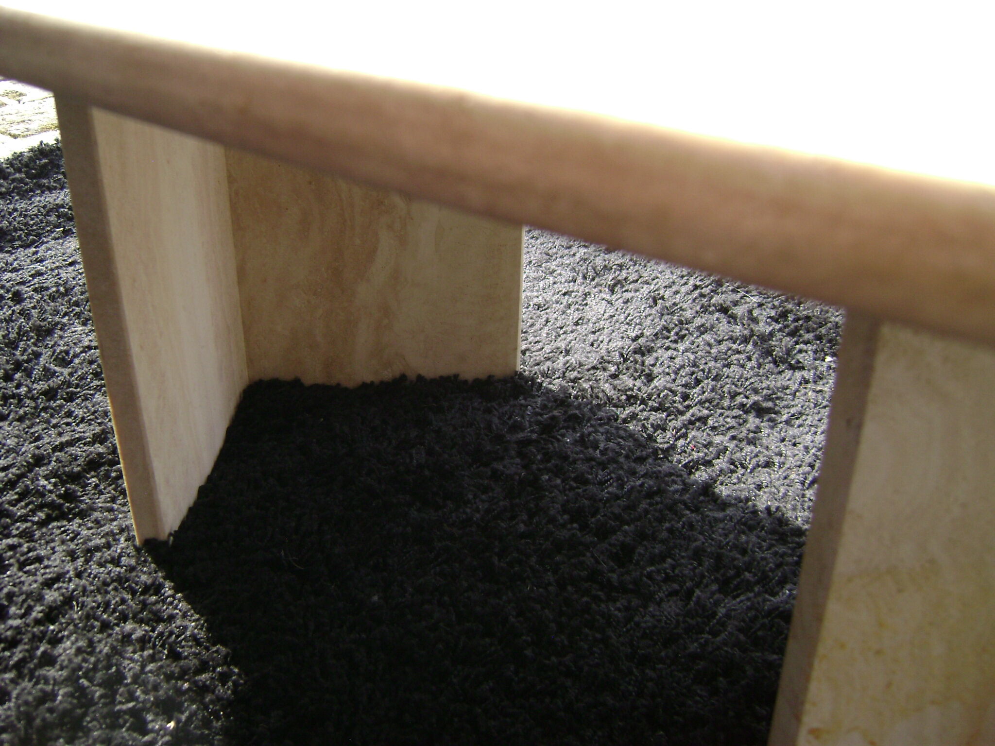 Oval coffee table in travertine italy from the 1970s
