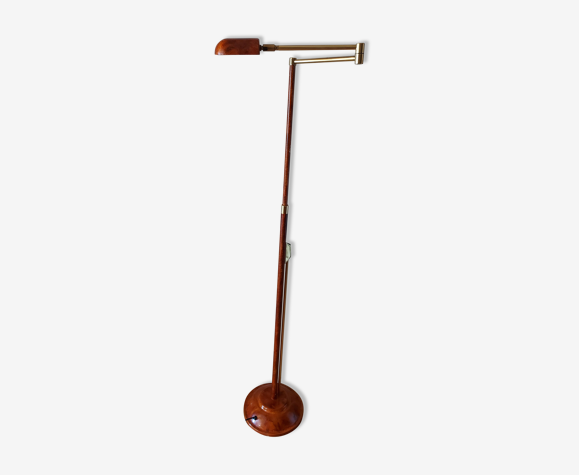 Lampadaire en métal, façon loupe d'orme années 80, Gandelin