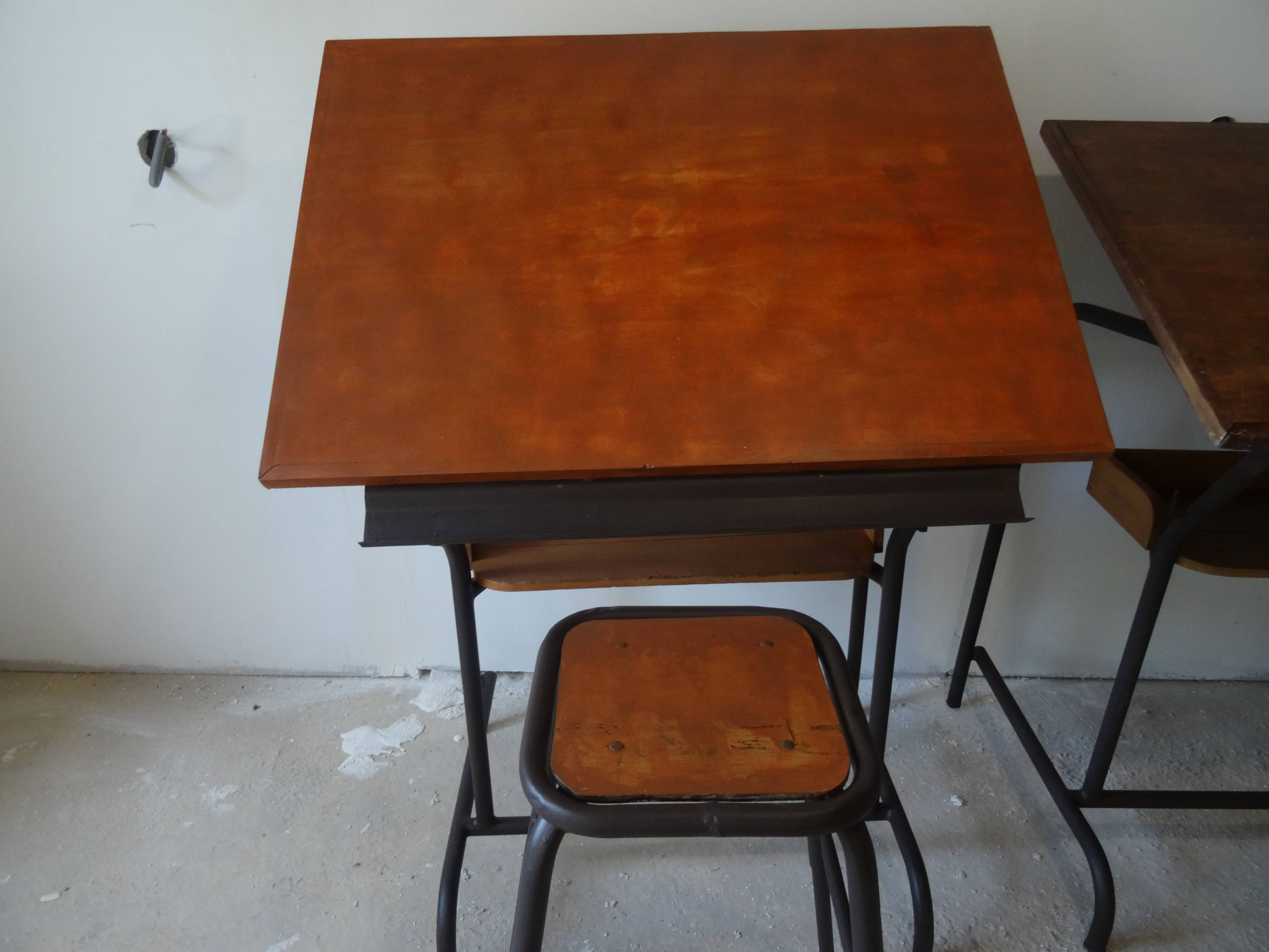Architect's office and its vintage stool