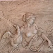 Plaster bas-relief of Venus