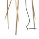 Mikado Antique Gold Art floor lamp 1980s Italy