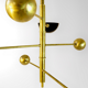 Chandelier Planetario Brass 3 Arms
