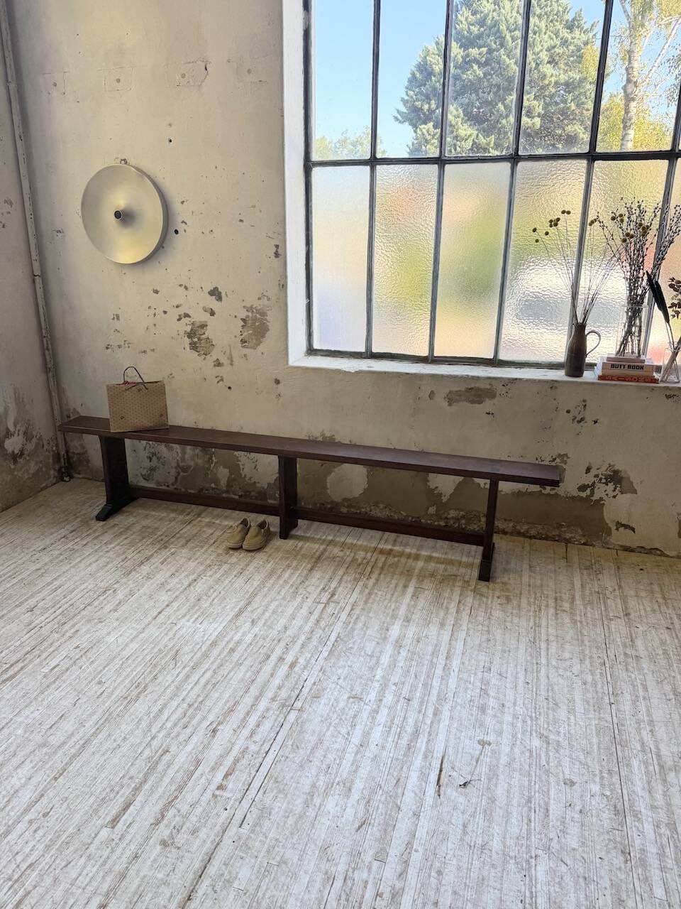 Oak bench 260 cm (2 available)