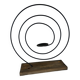 Sculptural spiral candlestick