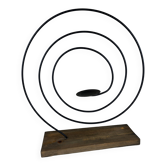 Sculptural spiral candlestick