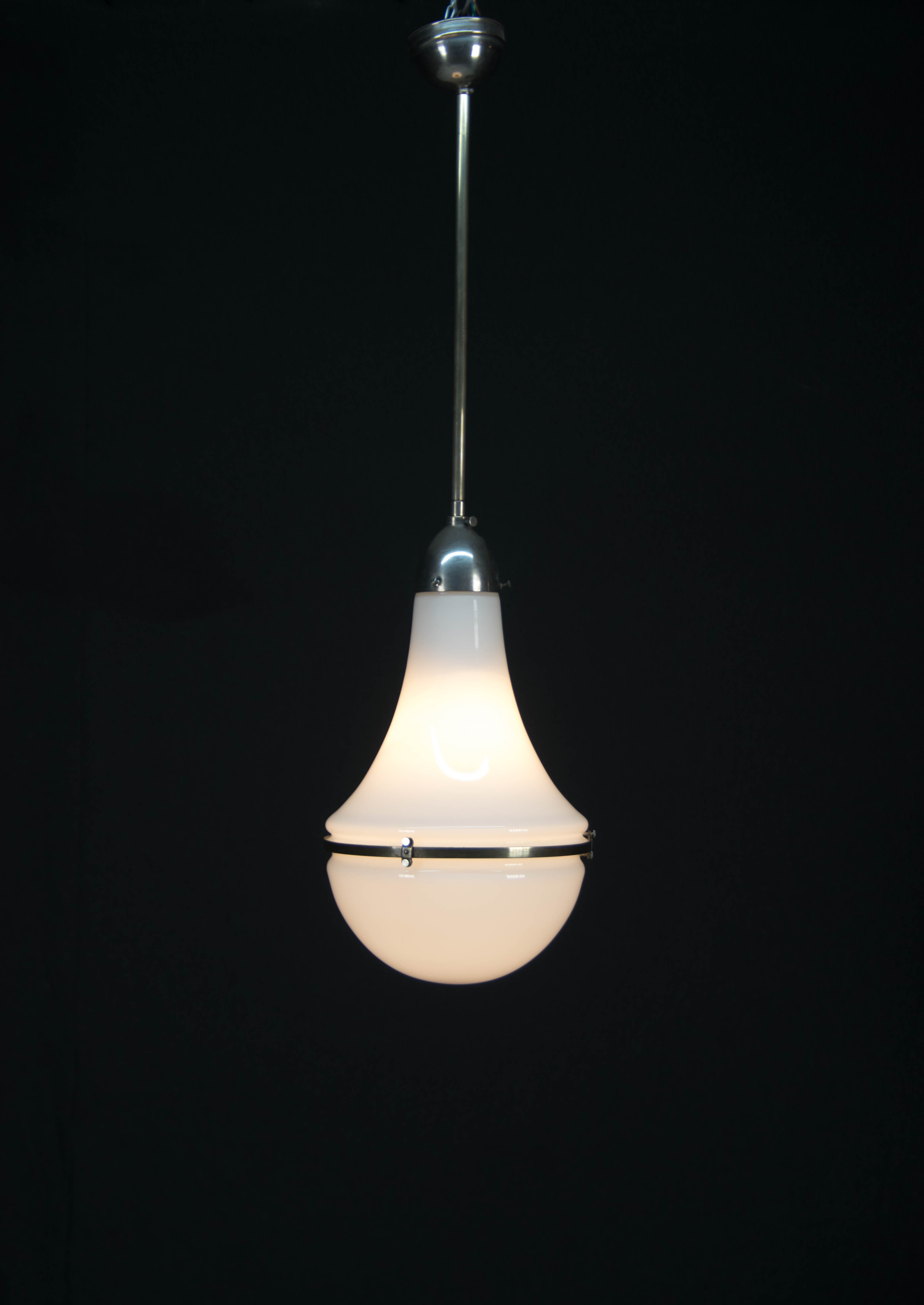 Pendant light with adjustable height by Peter Behrens, 1910s