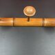 Old turned wooden coat rack 1930s bamboo style - 3 hooks