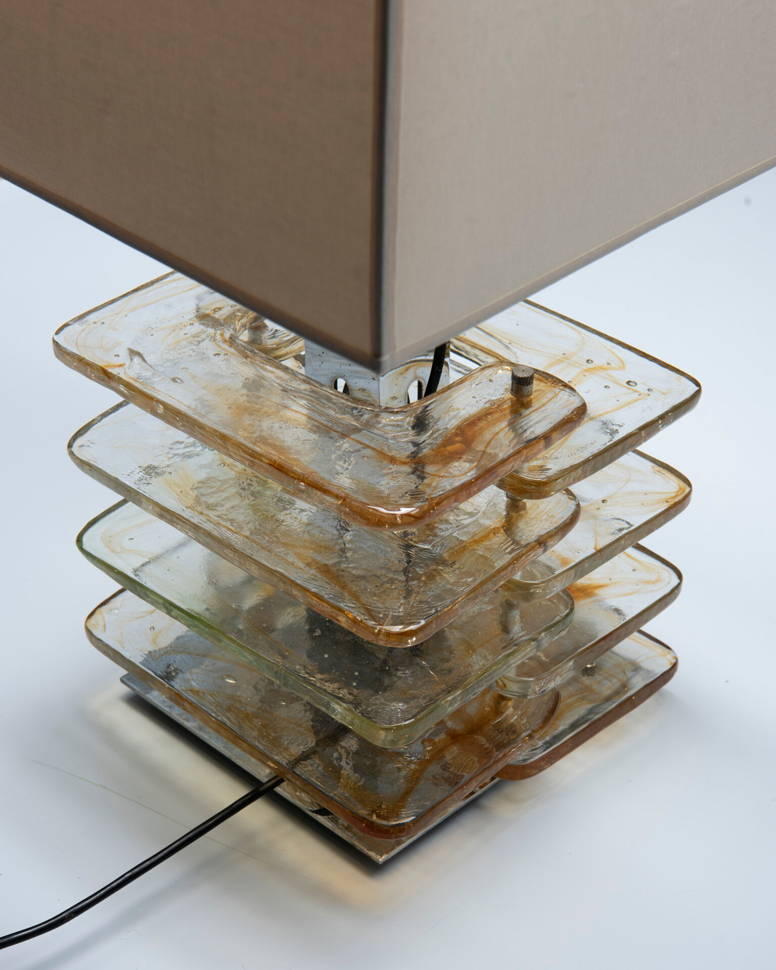 Table lamp with Murano glass base 1960s