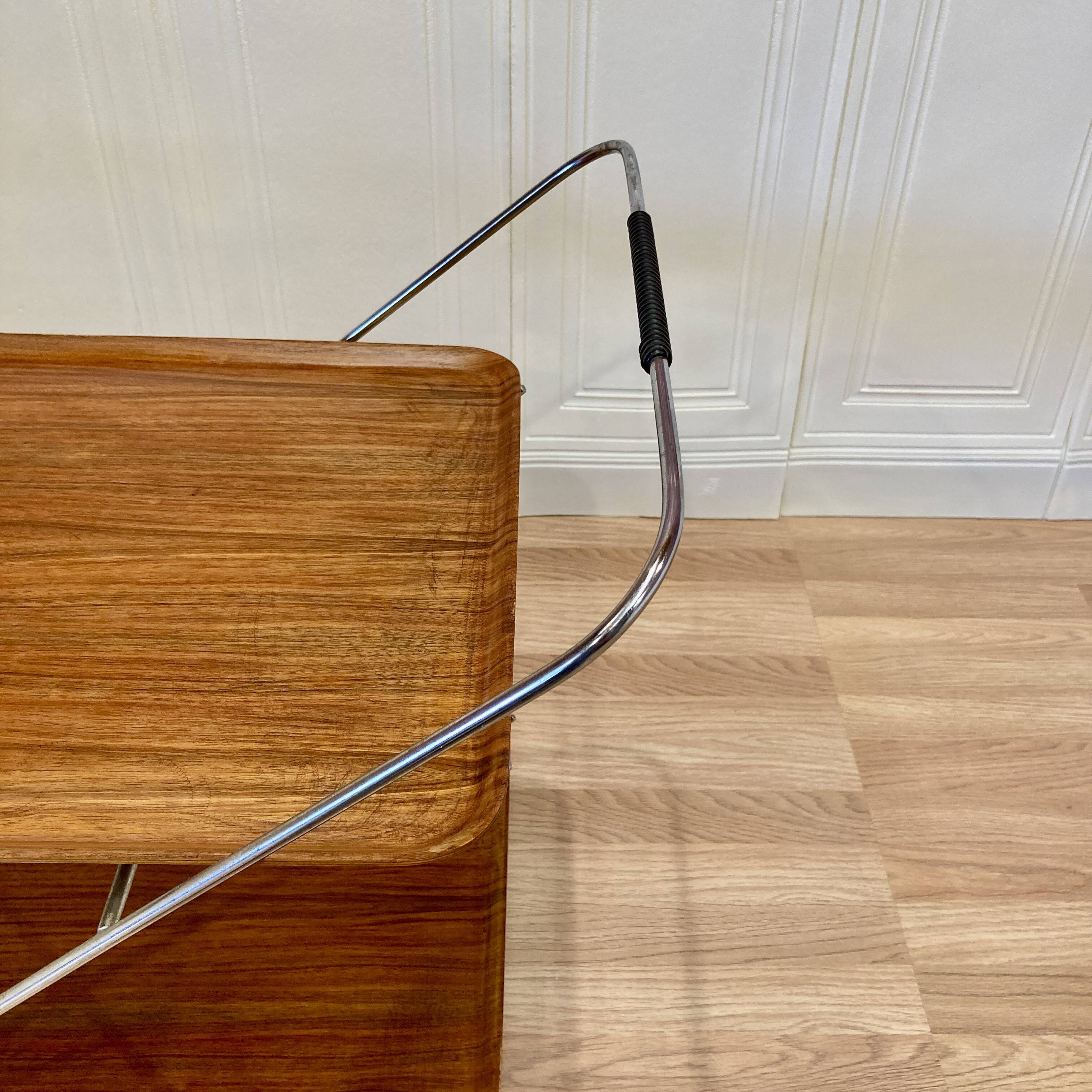 MODULAR SCANDINAVIAN DESSERT TROLLEY "PAUL NAGEL" 1950.