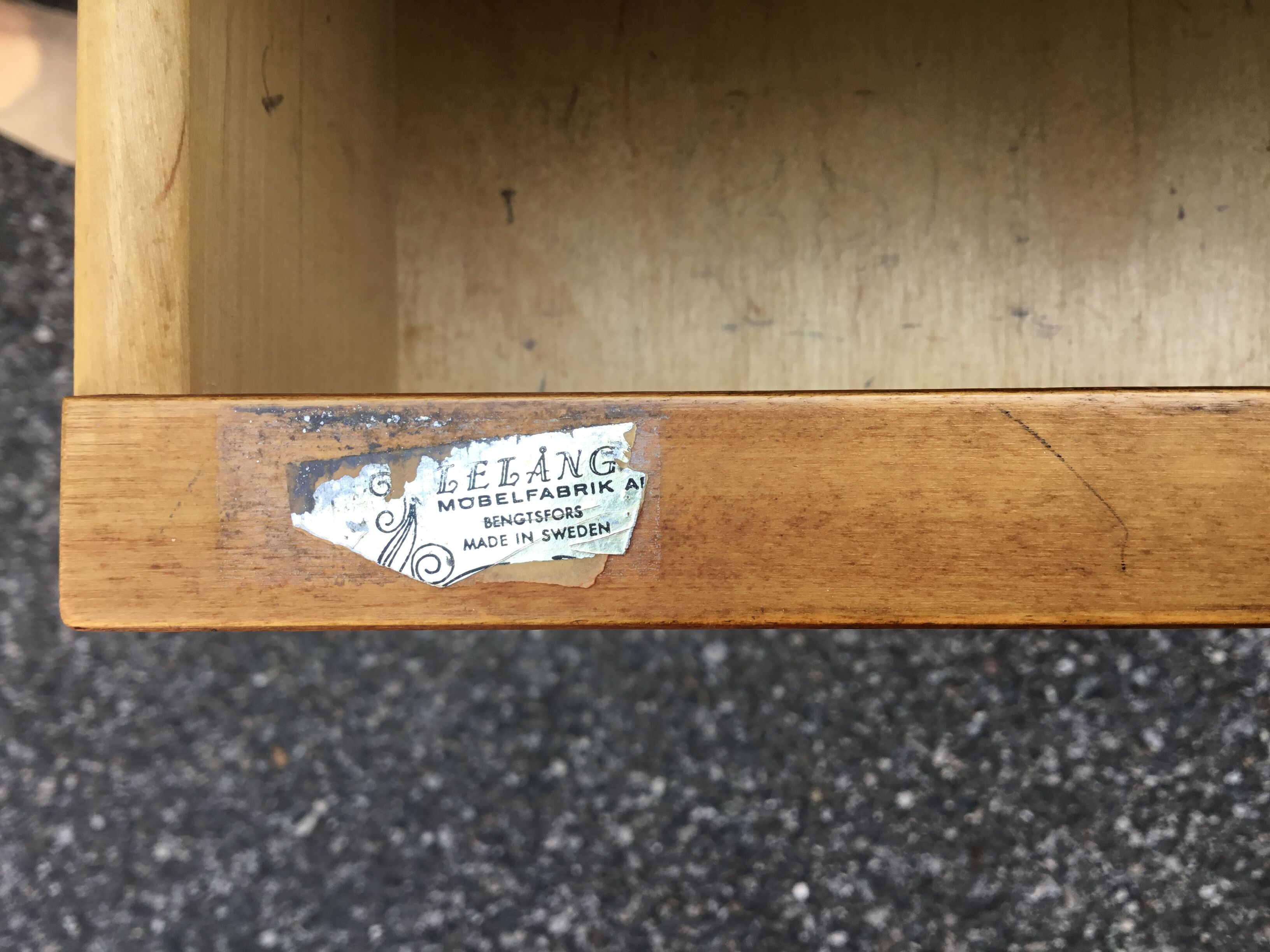 Peter Lovig Nielsen's Scandinavian teak boomerang desk from the 60s