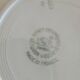 8 iron earthenware plates (St Amand Hamage HB & Cie Sarreguemines Digoin)