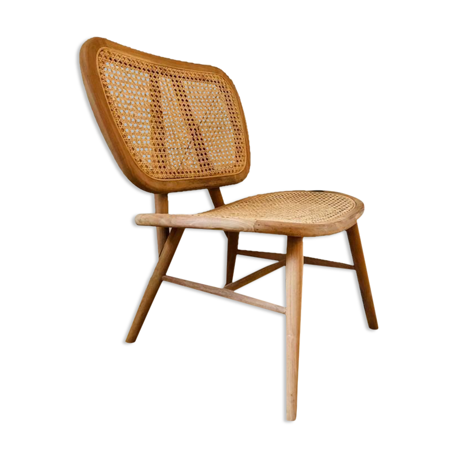 Retro wicker single seat / armchair / lounge chair / armchair
