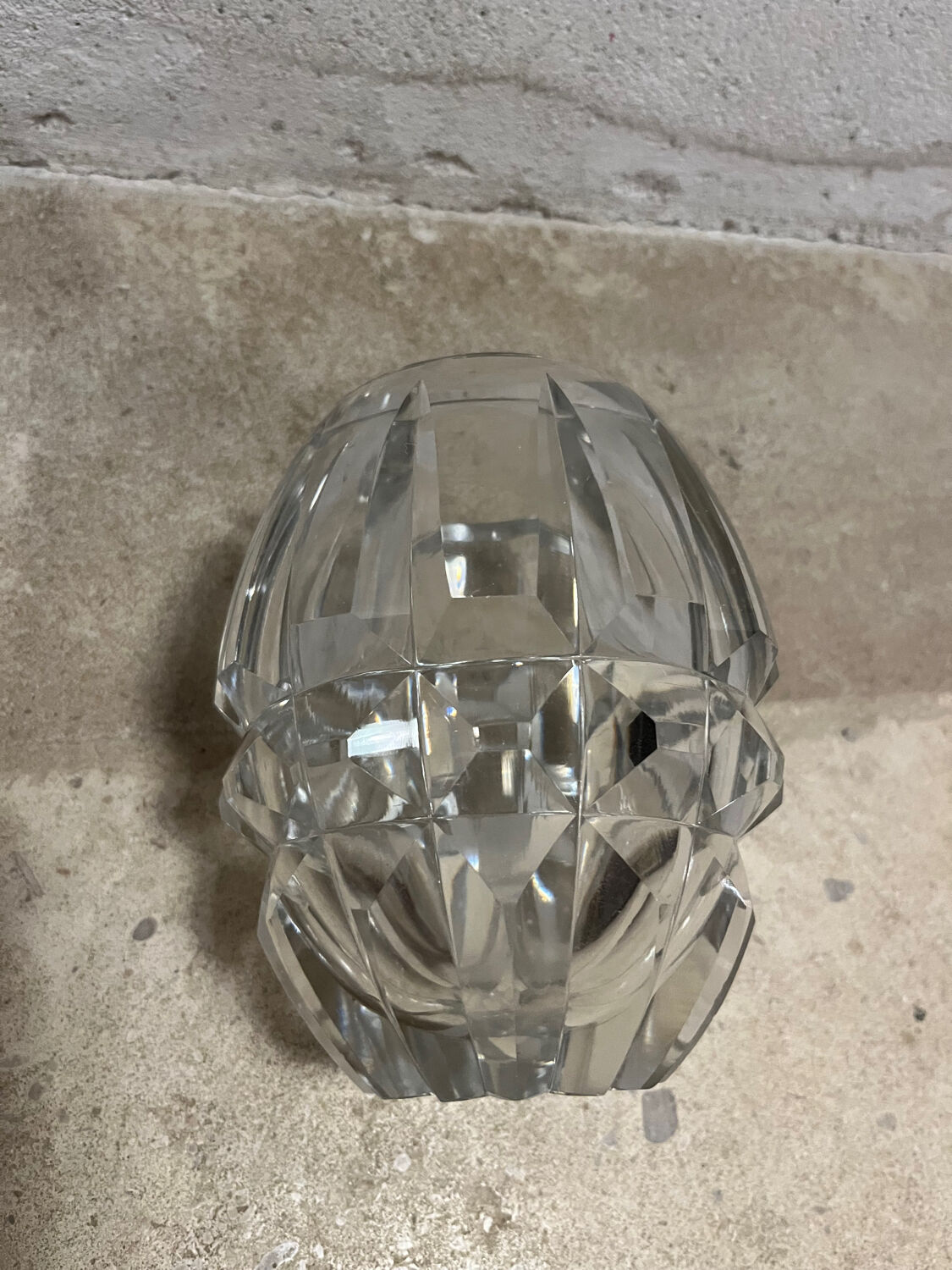 Vase en verre 1960-70