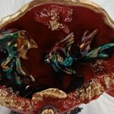 Ancienne lampe coquillage "Monaco" en ceramique