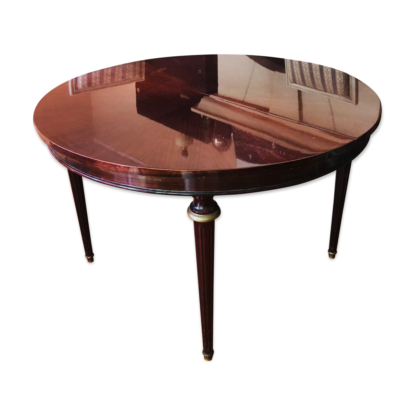 Louis XVI mahogany style dining table