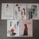 Lot de 5 publicités de mode, années 40