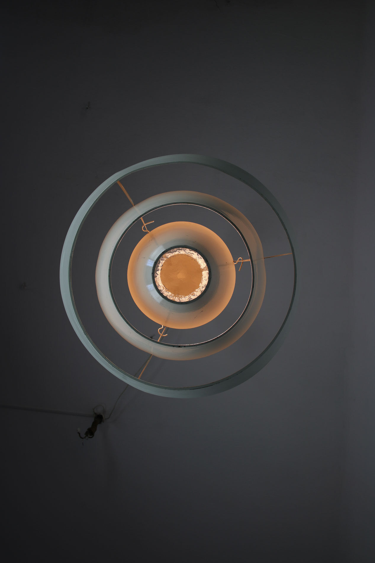 Mid-century industrial cascade ceiling lamp danish