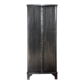 Strafor double-door corrugated iron cloakroom, circa 1920.