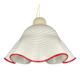 Murano glass Fazzoletto pendant, Italy, 1970s