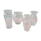 set of 4 vintage vases