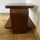 1930s Art Deco side table in marquetry walnut