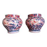 Pair of Imari Japan vases late 19th early 20th