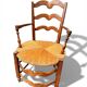 Antique Provençal armchair 18th-19th century regional furniture