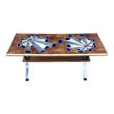 Vintage ceramic coffee table 60s