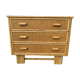 Commode vintage rotin bambou style art déco