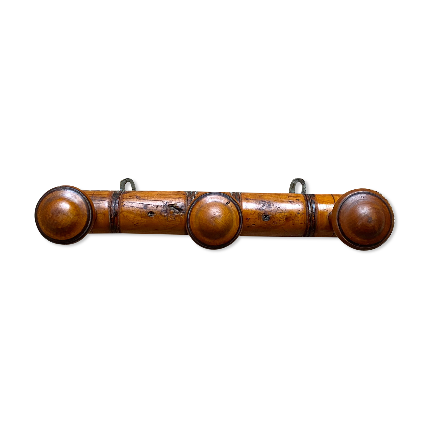 Antique wall coat rack