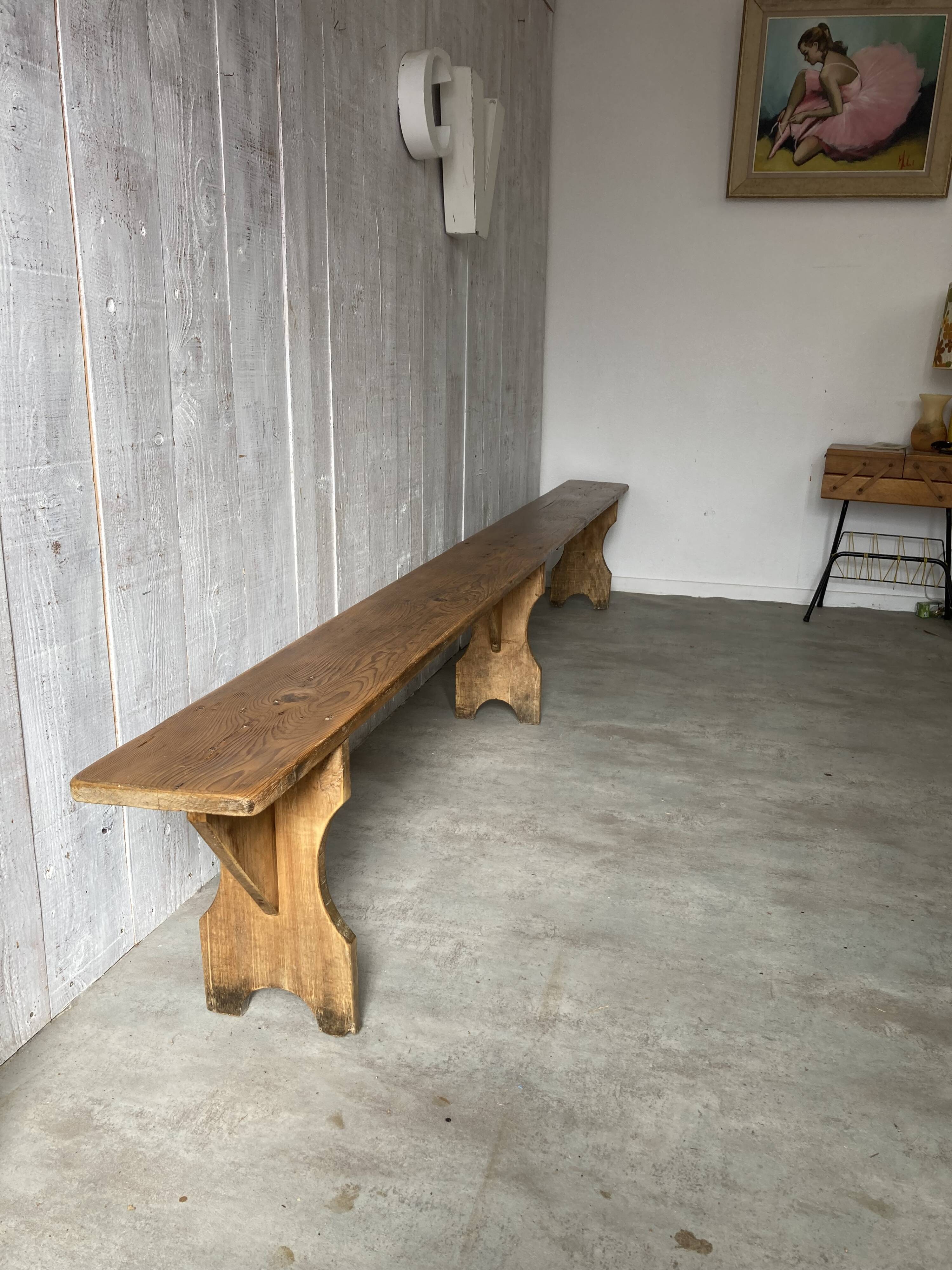Paire de bancs campagnards 300cm