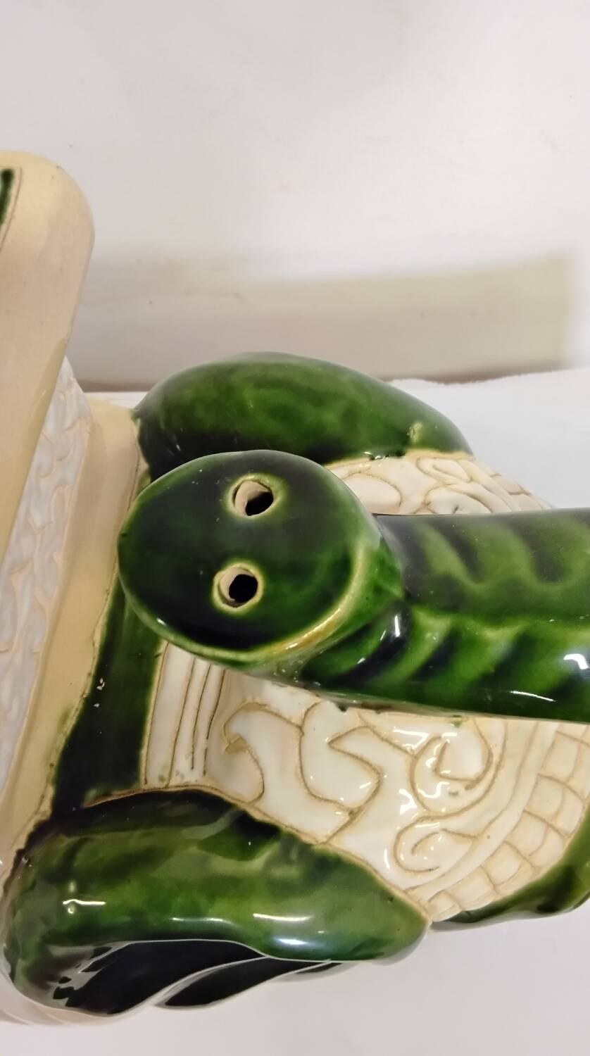 Vintage ceramic elephant plant pot