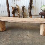 Pair of vintage farm bench