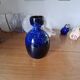 Vintage Blue Ceramic Vase by Jie in Sweden