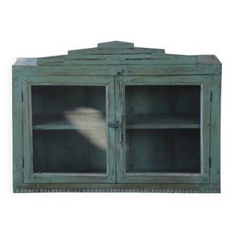 Vitrine en teck ancien - 87x26x66cm