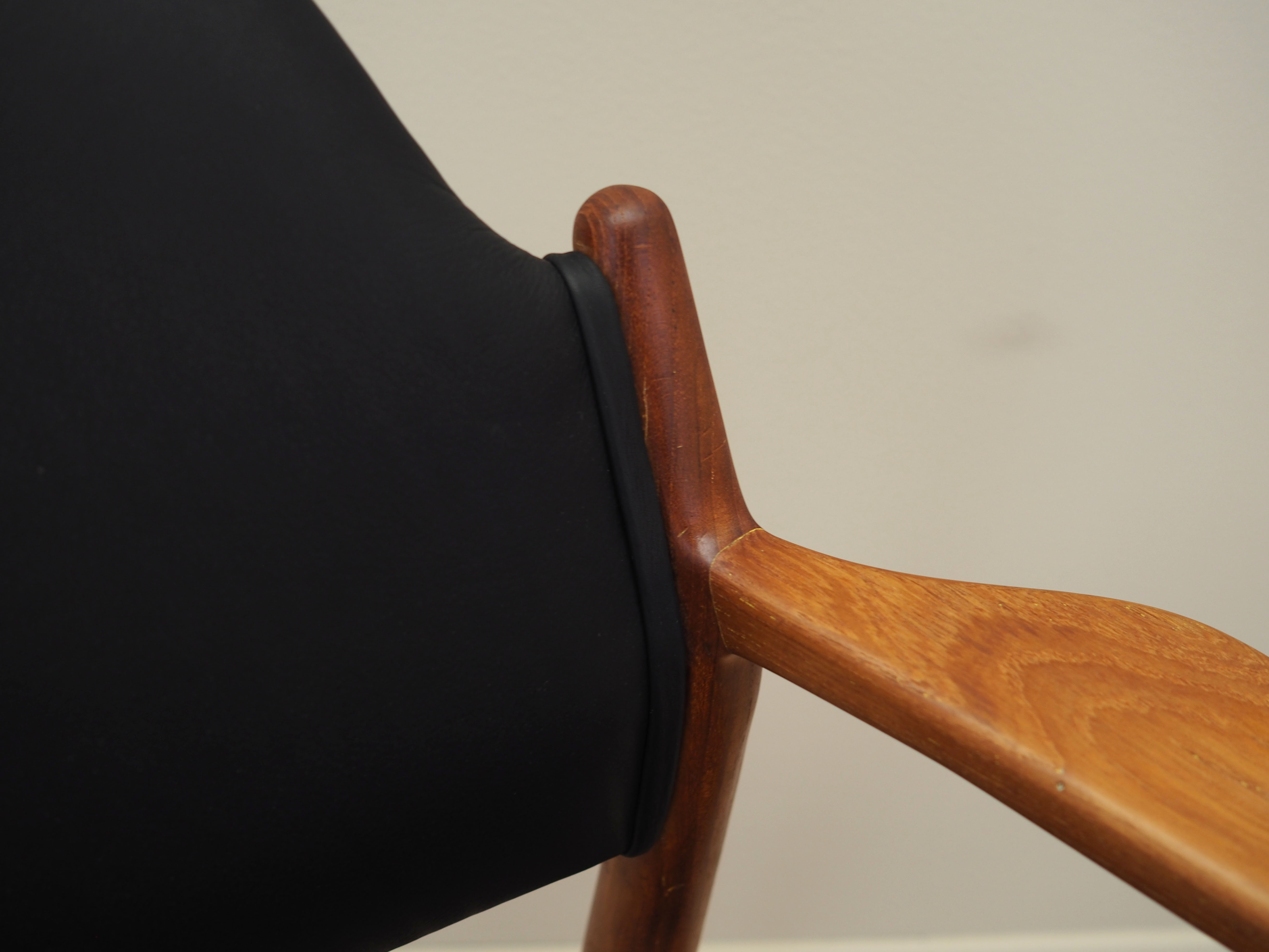 Teak armchair, Danish design, 1960s, designer: Arne Vodder, manufacture: Sibast