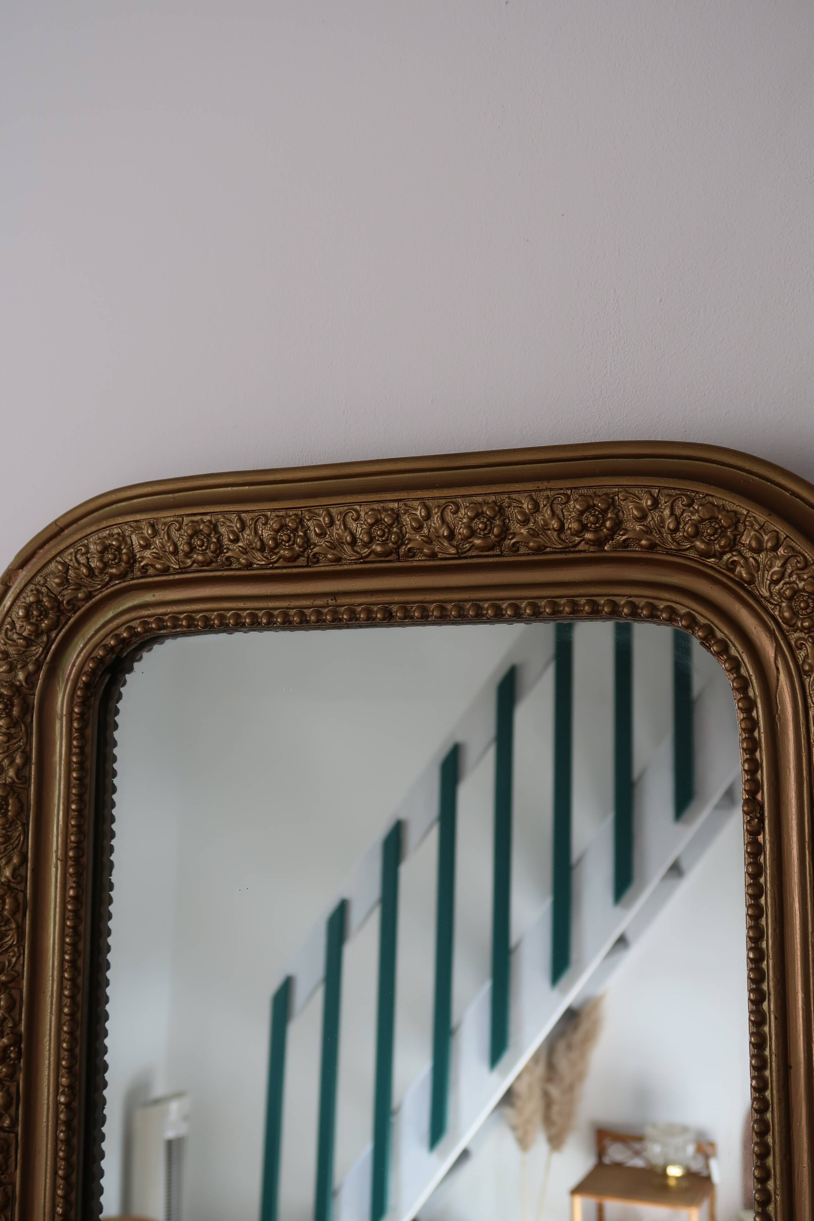 Louis Philippe vintage mirror 53x43cm