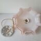 Suspension en opaline rose